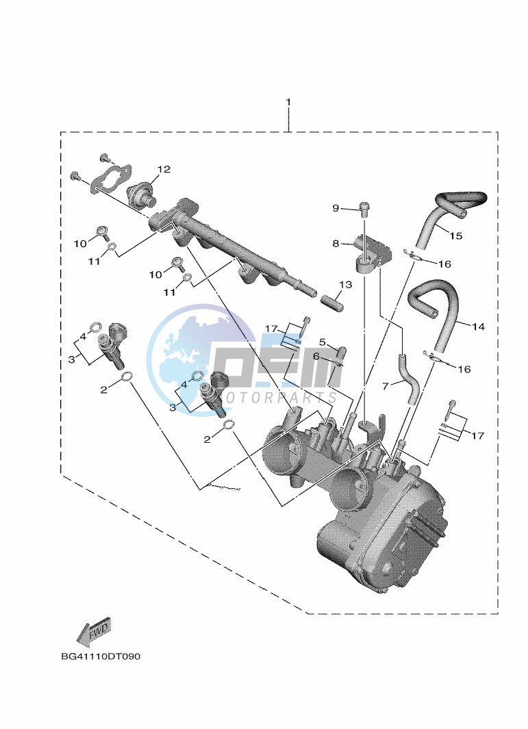 THROTTLE BODY ASSY 1