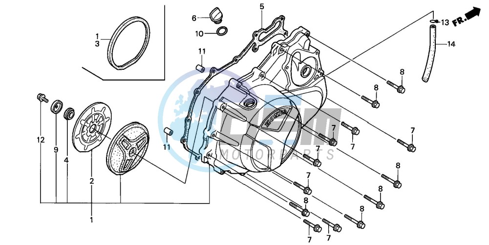 RIGHT CRANKCASE COVER