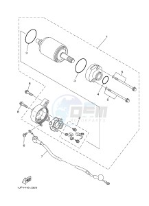 YBR125EGS (43B9) drawing STARTING MOTOR