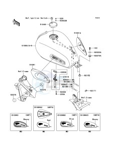 W800 EJ800ADF GB XX (EU ME A(FRICA) drawing Fuel Tank