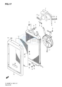 VL1500 BT drawing RADIATOR