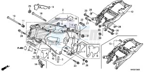 CBR1000SAG CBR1000 ED drawing FRAME BODY