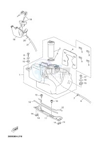 YP125R X-MAX125 X-MAX125 (2ABG 2ABG) drawing FUEL TANK