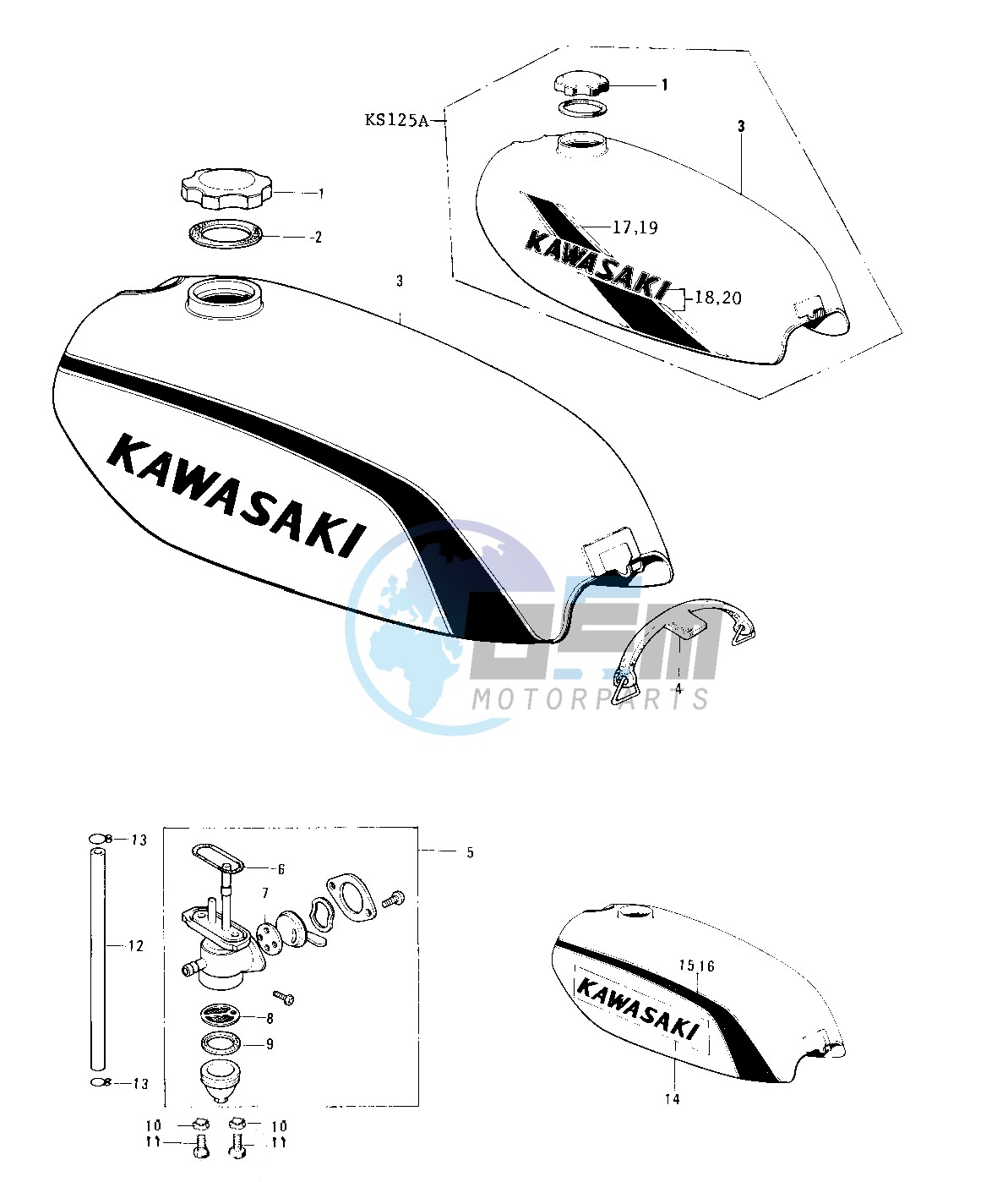 FUEL TANK -- 74-75- -