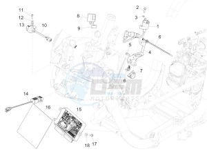 MEDLEY 125 4T IE ABS E3, E4 (APAC) drawing Voltage Regulators - Electronic Control Units (ecu) - H.T. Coil