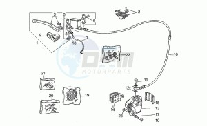 NTX 650 drawing Front brake system