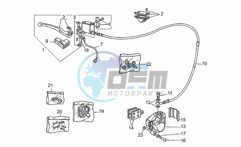 Front brake system