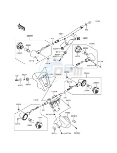 VULCAN 1700 NOMAD ABS VN1700DGF GB XX (EU ME A(FRICA) drawing Turn Signals