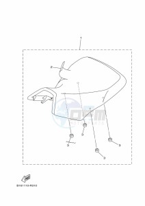 YFM700FWBD KODIAK 700 EPS (BGF1) drawing SEAT