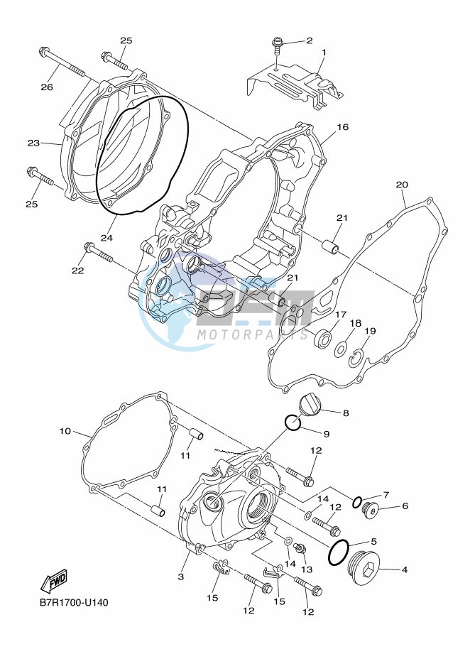 CRANKCASE COVER 1