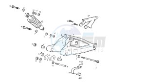 GPR REPLICA - GPR R - 50 CC VTHGR1D1A EU2 drawing REAR ARM