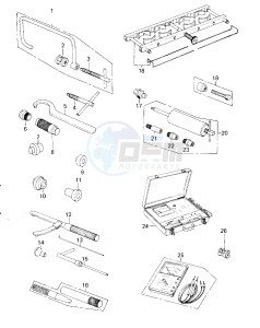 KZ 650 B (B1-B3) drawing SPECIAL SERVICE TOOLS "B"