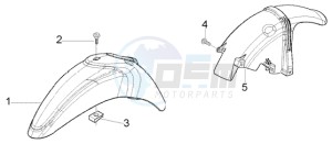 Liberty 200 Leader RST drawing Front and rear mudguard