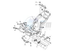 YP MAJESTY 125 drawing FRAME