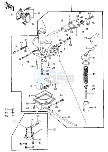 KLT 250 C [PRAIRIE] (C1) [PRAIRIE] drawing CARBURETOR_FUEL PUMP -- 83 C1- -