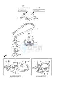 DF 8A drawing Timing Belt