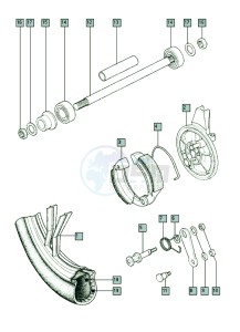 A3 50 drawing Front wheel-alu I