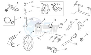 Breva V IE 850 drawing Specific tools I