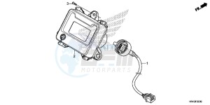 TRX500FM1F TRX500FM Europe Direct - (ED) drawing METER