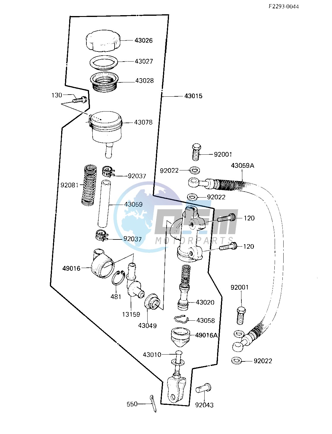 REAR MASTER CYLINDER