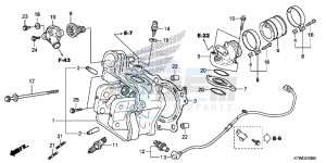 SH300ARE SH300ARE UK - (E) drawing CYLINDER HEAD