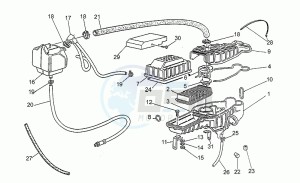 Strada 750 drawing Air filter