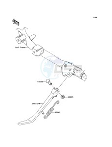 VN900_CLASSIC VN900B8F GB XX (EU ME A(FRICA) drawing Stand(s)