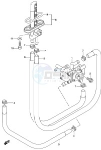 GS500 (P19) drawing FUEL COCK