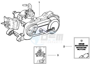 Runner 50 SP drawing Engine assembly