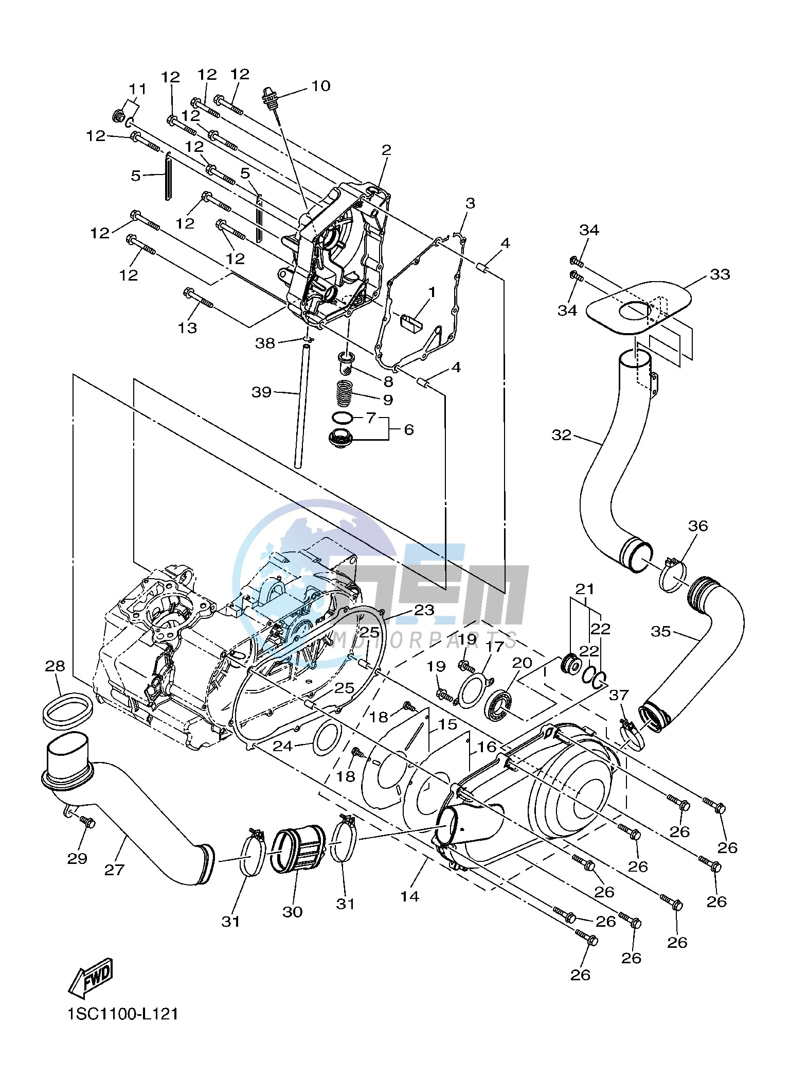 CRANKCASE COVER 1