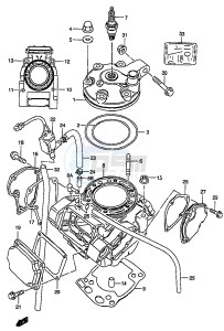 RM250 (T-V-W-X-Y) drawing CYLINDER (MODEL Y)