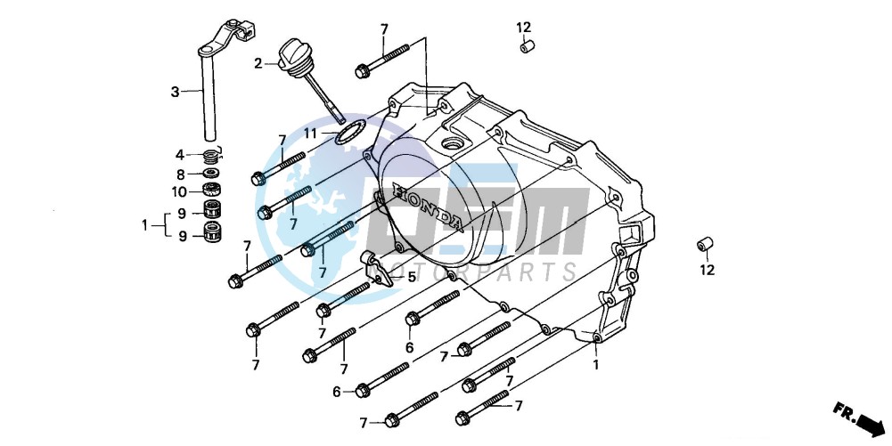 RIGHT CRANKCASE COVER