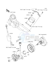 KX 450 E (KX450F MONSTER ENERGY) (E9FA) E9FA drawing GENERATOR