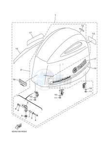 FL200FETX drawing FAIRING-UPPER