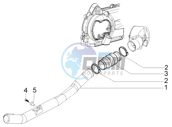 Belt cooling tube