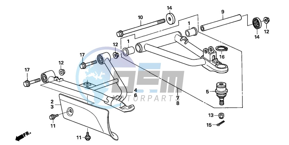 FRONT ARM (TRX500FA5/6/7/8)