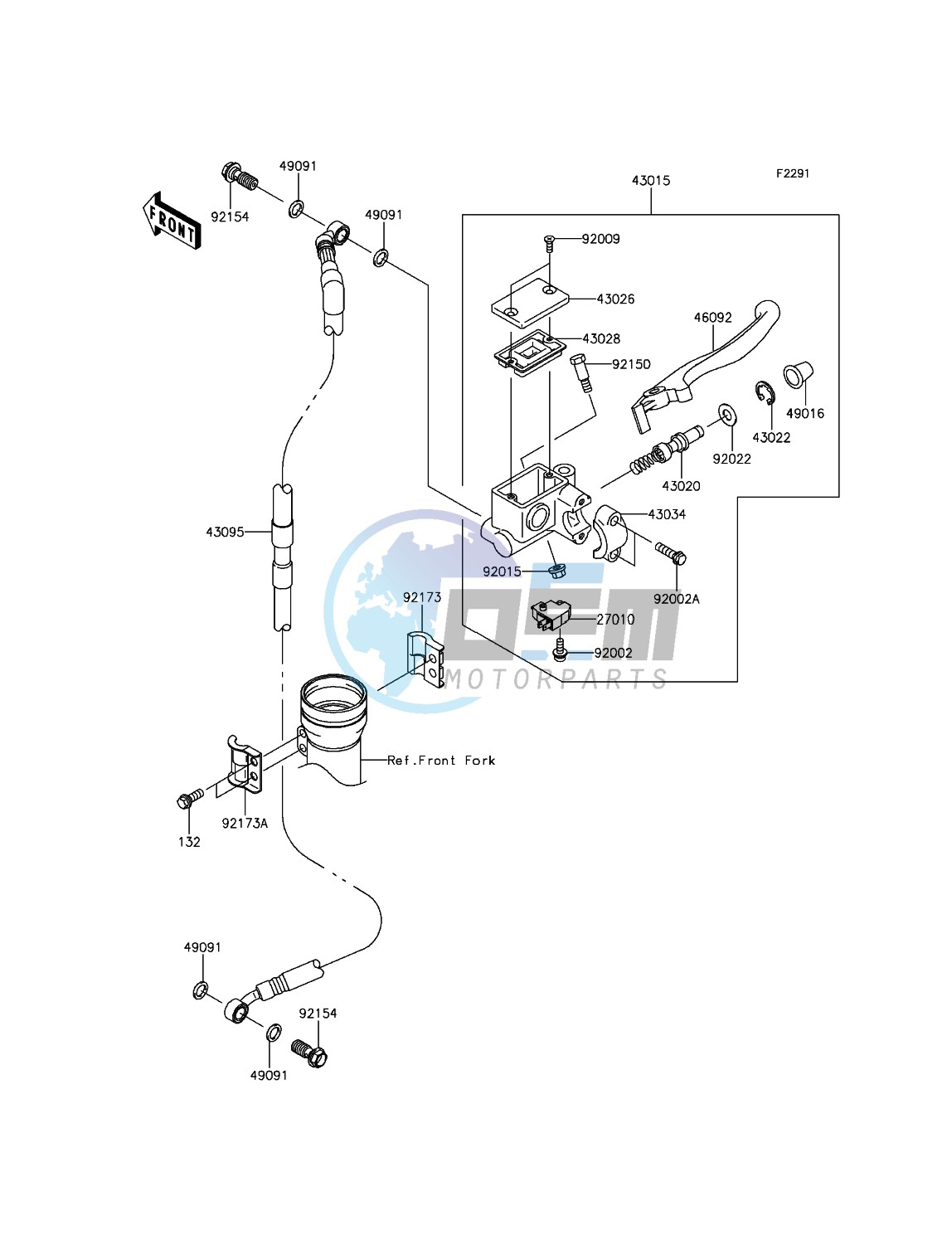 Front Master Cylinder