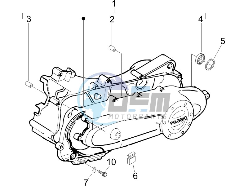 Crankcase cover - Crankcase cooling