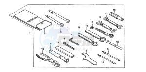 VT1100C3 drawing TOOLS