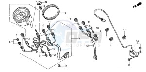 VT750C2 drawing METER