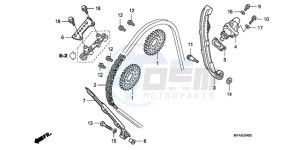 CBF1000T9 F / ABS CMF drawing CAM CHAIN/TENSIONER