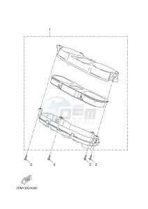 YP125R X-MAX125 X-MAX (2DM5 2DM5) drawing METER