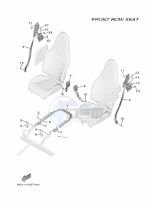 YXE850ENS YXE85WPLK (B8K8) drawing SEAT 2