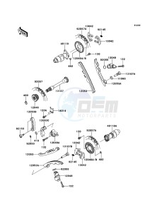 KVF750_4X4_EPS KVF750GCF EU GB drawing Camshaft(s)/Tensioner