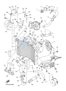 YZF-R6 600 R6 (2CXB 2CXC) drawing RADIATOR & HOSE