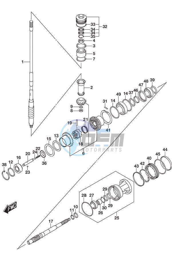 Transmission S/N 610592 to 61XXXX