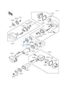 ZX 750 J [NINJA ZX-7] (J1-J2) [NINJA ZX-7] drawing TURN SIGNAL