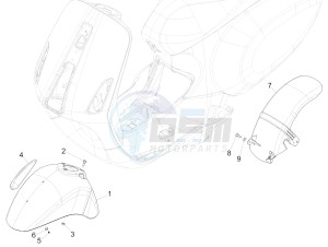 PRIMAVERA 150 4T 3V IGET ABS E4 (EMEA) drawing Wheel housing - Mudguard