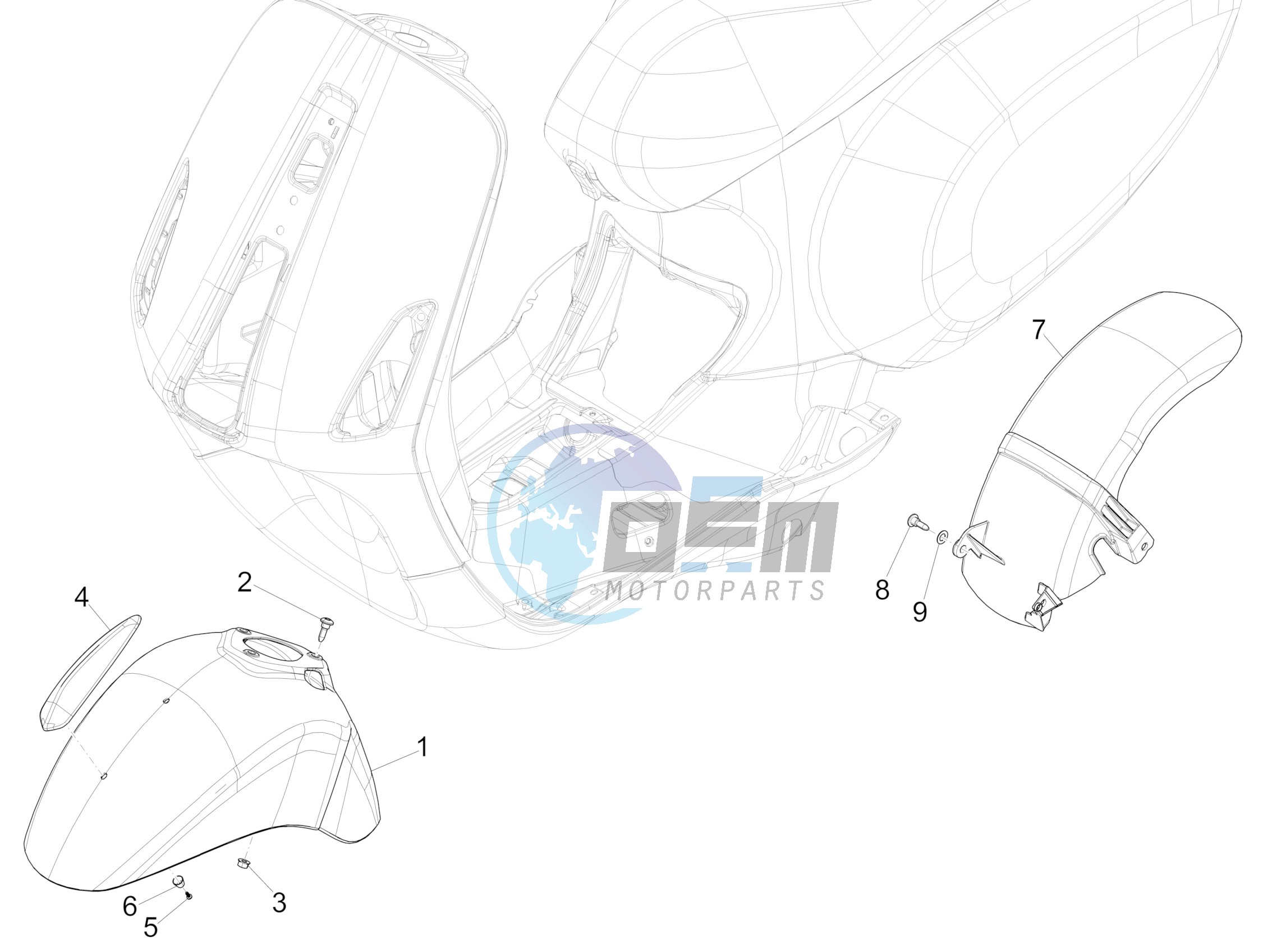 Wheel housing - Mudguard