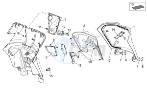 Scarabeo 300 Light e3 drawing Front body III